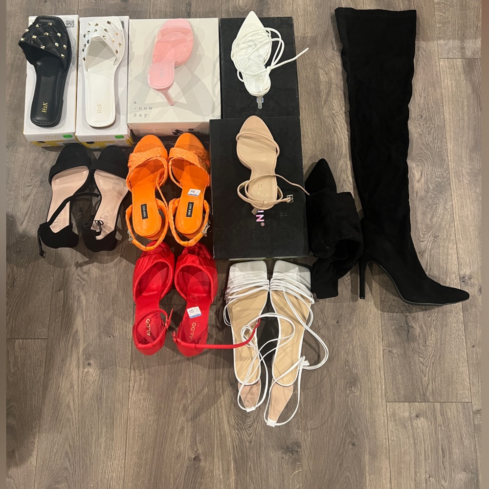 HEELS/SANDALS FOR $10 (EACH PAIR IS $10)